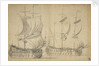 An English third-rate and fourth-rate under easy sail by Willem van de Velde the Elder