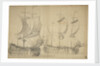 An English third-rate and fourth-rate under easy sail by Willem van de Velde the Elder