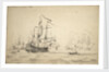 The 'Rupert' and other commands of Captain Wyborne by Willem Van de Velde the Younger