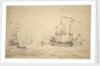 The 'Rupert' and other commands of Captain Wyborne by Willem Van de Velde the Younger