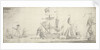 Visit of Charles II to the 'Tiger' at Woolwich: The 'Tiger' lying-to, surrounded by yachts by Willem van de Velde the Elder
