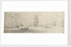 A galliot in light airs and several barges by Willem van de Velde the Elder
