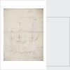 An English two-decker before the wind by Willem Van de Velde the Younger