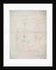 An English two-decker before the wind by Willem Van de Velde the Younger