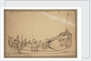 Yacht of the Admiralty of the Maas by Willem Van de Velde the Younger