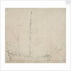 A ketch before the wind by Willem Van de Velde the Younger