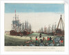 View of the dockyard in Kingston upon Hull by Balth Frederic Leizel