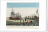 View of the dockyard in Kingston upon Hull by Balth Frederic Leizel