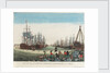 View of the dockyard in Kingston upon Hull by Balth Frederic Leizel
