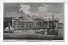 View of the New Custom House, taken from the river Thames by Richard Holmes Laurie