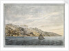A southern view of Bastia on Corsica from on board HMS 'Victory' during the May 1794 siege by Ralph Willett Miller