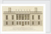 The Elevation of the Queens House to the Park at Greenwich Invented by Inigo Jones 1639 by Colen Campbell