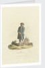 'England - Plate 12.' A Greenwich Pensioner with wooden leg leaning on a stick by John Murray