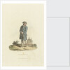 'England - Plate 12.' A Greenwich Pensioner with wooden leg leaning on a stick by John Murray