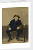 Portrait of Greenwich Pensioner, seated with clay pipe and tankard by Henry Dawe