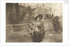 Departure from Greenwich. Scene on deck of Thames passenger vessel by Auguste Lepere