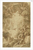 Drawing for the engraving by C. du Bosc in the bible of the Royal Naval College Chapel by James Thornhill