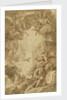 Drawing for the engraving by C. du Bosc in the bible of the Royal Naval College Chapel by James Thornhill