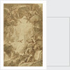Drawing for the engraving by C. du Bosc in the bible of the Royal Naval College Chapel by James Thornhill