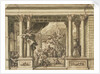 The Painted Hall, Greenwich Hospital: design for the west wall by James Thornhill