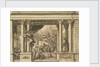 The Painted Hall, Greenwich Hospital: design for the west wall by James Thornhill