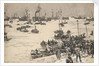 Japanese troops landing in Korea by Charles M. Padday
