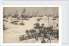 Japanese troops landing in Korea by Charles M. Padday