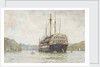 The 'Implacable' at Falmouth by Henry Scott Tuke