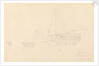 Drawing of the hull and stern of the 'Larkins', East Indiaman, 1843 by John Christian Schetky