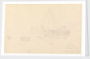 Drawing of the hull and stern of the 'Larkins', East Indiaman, 1843 by John Christian Schetky