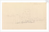 Drawing of Porchester Castle by John Christian Schetky
