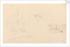 Slight sketch of 'Newcastle' frigate at Spithead by John Christian Schetky
