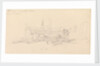 Drawing of Round Tower, Portsmouth harbour, 10 April 1815 by John Christian Schetky