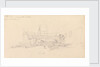 Drawing of Round Tower, Portsmouth harbour, 10 April 1815 by John Christian Schetky