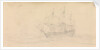 A naval frigate at sea by John Christian Schetky