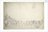 Portrait of a Dutch two-decker by Willem van de Velde the Elder