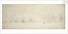 De Ruyter joining Tromp's fleet in the North Sea, 8-18 August 1665 by Willem van de Velde the Elder