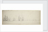 De Ruyter's fleet before the wind, 9-19 August 1665 by Willem van de Velde the Elder