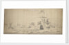 A Dutch Fleet lying-to in a breeze: a council-of-war by Willem van de Velde the Elder