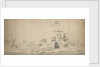 A Dutch Fleet lying-to in a breeze: a council-of-war by Willem van de Velde the Elder