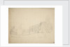 Portrait of a Dutch prince's yacht by Willem van de Velde the Elder