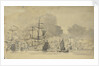 Dutch fleet at sea by Willem van de Velde the Elder
