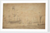 An English flagship at anchor, possibly in June 1673 by Willem van de Velde the Elder