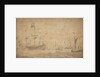 An English flagship at anchor, possibly in June 1673 by Willem van de Velde the Elder