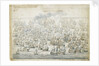 The Battle of Lowestoft, 3 June 1665, after the blowing up of the 'Eendracht' by Willem van de Velde the Elder