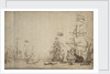 A council-of-war in the Dutch fleet? May 1665 by Willem Van de Velde the Younger