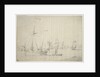 An English galliot close-hauled in a light breeze by Willem van de Velde the Elder