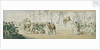 Embarking troops and horses at Margate, circa 1800 by John Augustus Atkinson