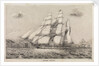 Water Witch Opium Clipper barque built by Kidderpore 1831, shown 1856 off China coast by F G Hely