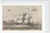 Water Witch Opium Clipper barque built by Kidderpore 1831, shown 1856 off China coast by F G Hely